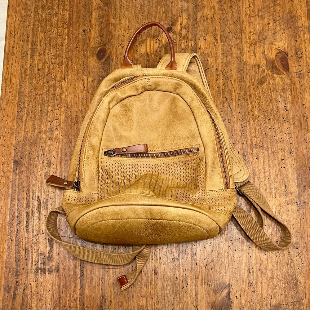 Moda Luce Mini Leather Backpack Bag - image 2